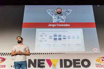 Jorge Cremades, en el congreso New Video
